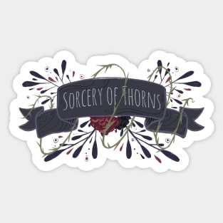 Sorcery of Thorns Banner - Graphic Illustration Sticker